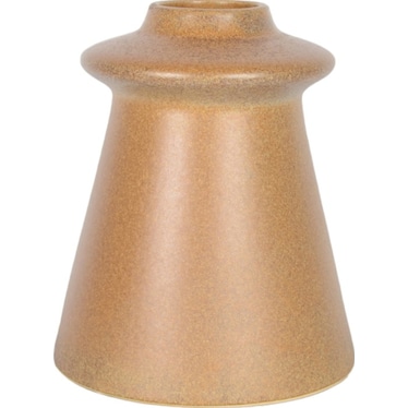 Mustard Modern Small Vase 10"W x 11"H