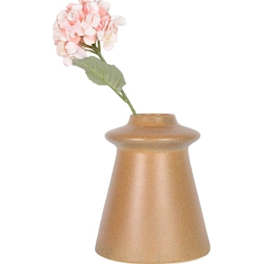 Mustard Modern Small Vase 10"W x 11"H