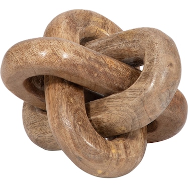 Natural Wood Knot 7"W x 7"H