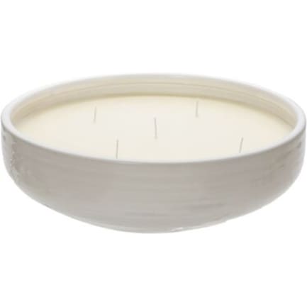Vanilla Ivory Bowl Candle 12.5"W x 4"H
