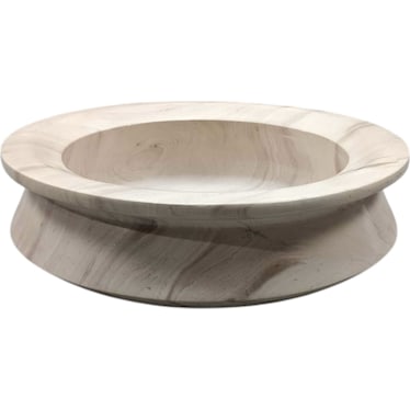 Ivory Marble Bowl 14"W x 4"H