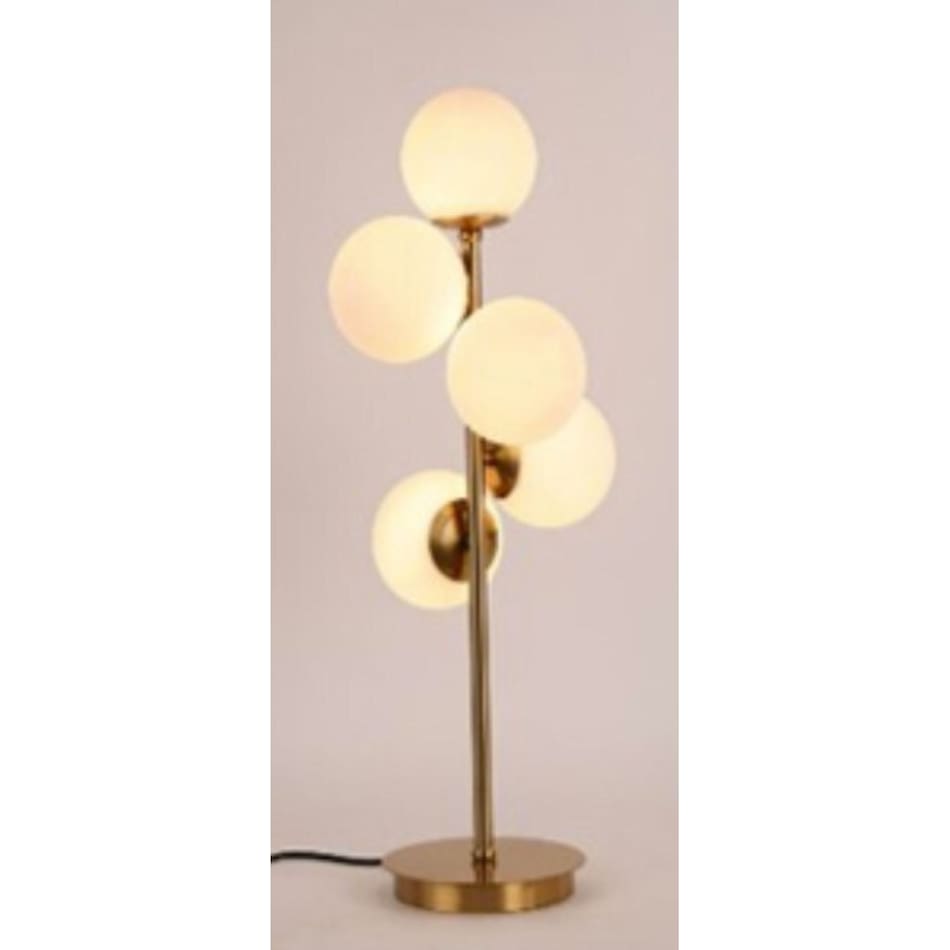 sgbk gold table lamp   