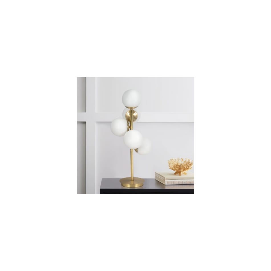 sgbk gold table lamp   