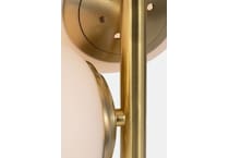 sgbk gold table lamp   