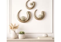 sgbk gold wood plaques set  