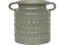 sgbk green jar vase bowl plate   