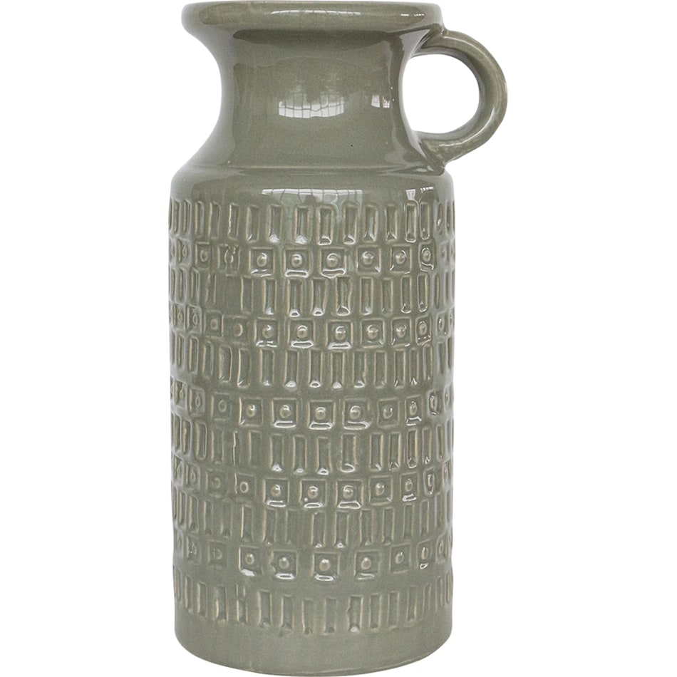 sgbk green jar vase bowl plate   