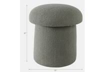 sgbk green pouf   