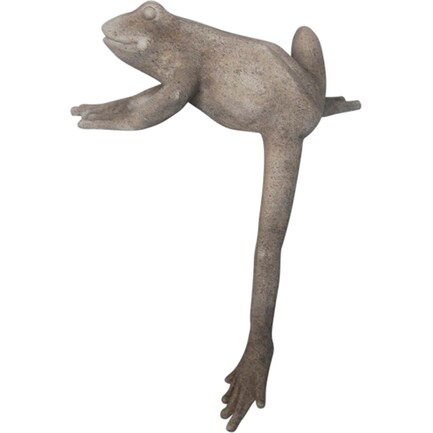 Leg Down Frog Figure 9"W x 12.5"H
