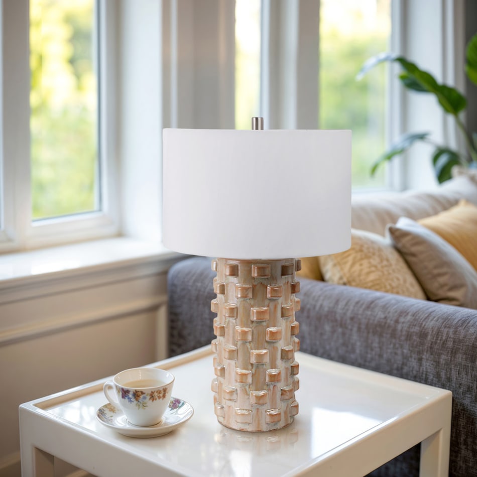 sgbk orange table lamp   