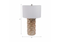 sgbk orange table lamp   