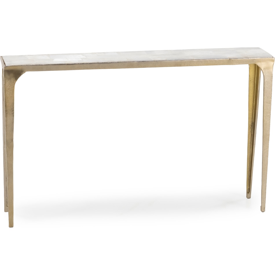 sgbk selenite bronze hall entry table mrn  