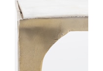 sgbk selenite bronze hall entry table mrn  