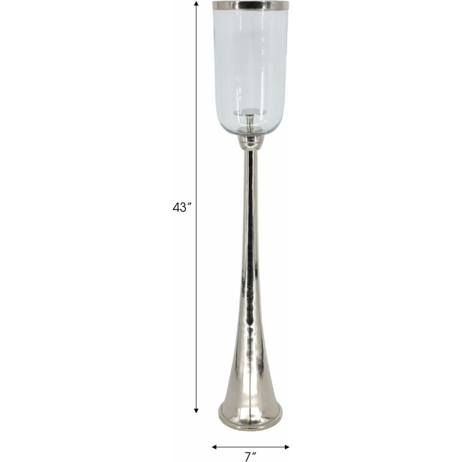 sgbk silver candleholder candle   