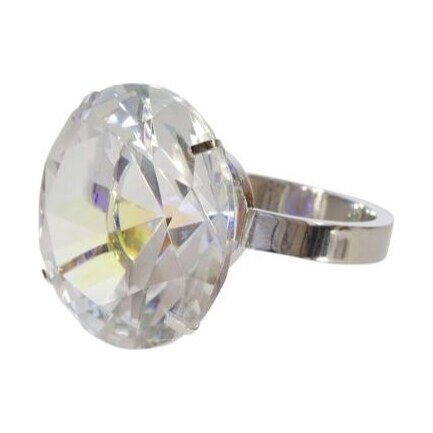 Glass Diamond Ring Décor 3"W x 4"H
