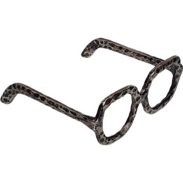 Silver Decorative Eyeglasses 8"W x 4"H