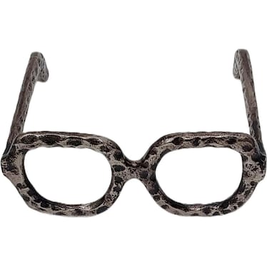 Silver Decorative Eyeglasses 8"W x 4"H