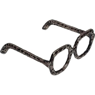 Silver Decorative Eyeglasses 8"W x 4"H