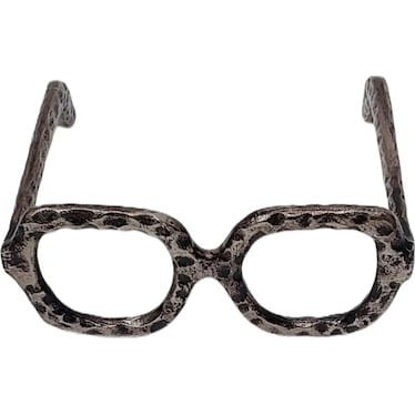Silver Decorative Eyeglasses 8"W x 4"H