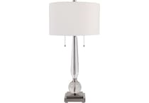 sgbk silver table lamp   