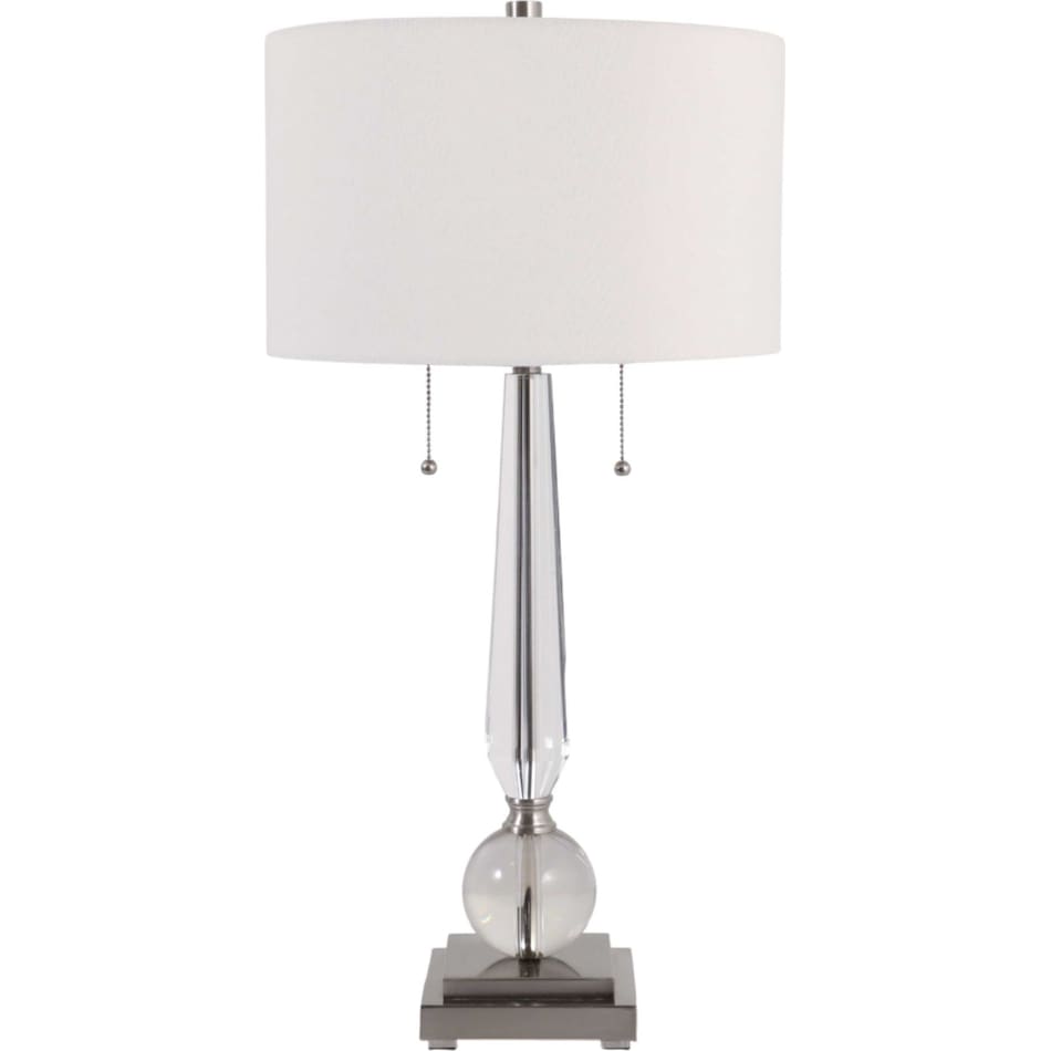 sgbk silver table lamp   