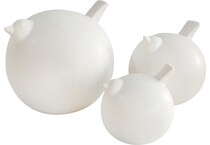 sgbk white figurines set  