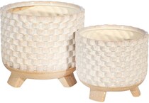 sgbk white jar vase bowl plate set  