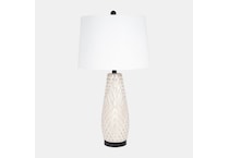 sgbk white table lamp   