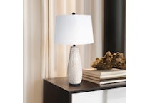 sgbk white table lamp   