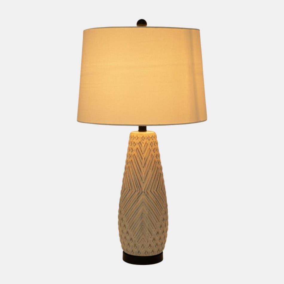 sgbk white table lamp   