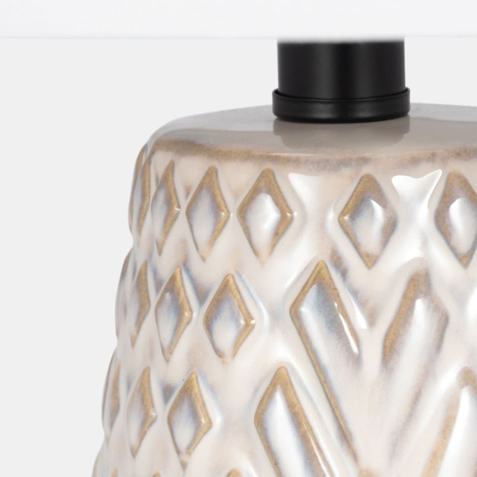 sgbk white table lamp   