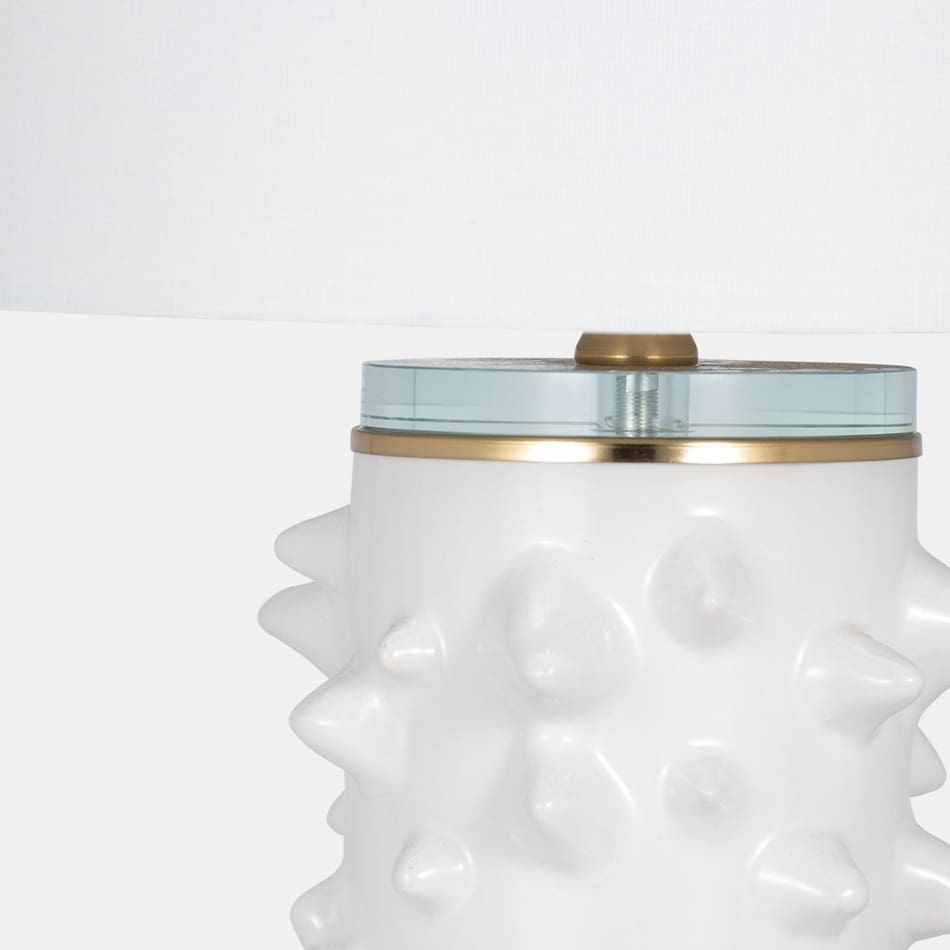 sgbk white table lamp   