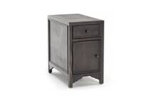 sgnd black end table   