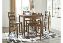 sgnd brown counter height square   