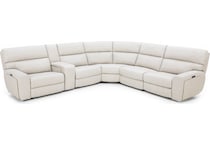 sili beige mtn lth sectional piece pkg  