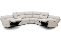 sili beige mtn lth sectional piece pkg  