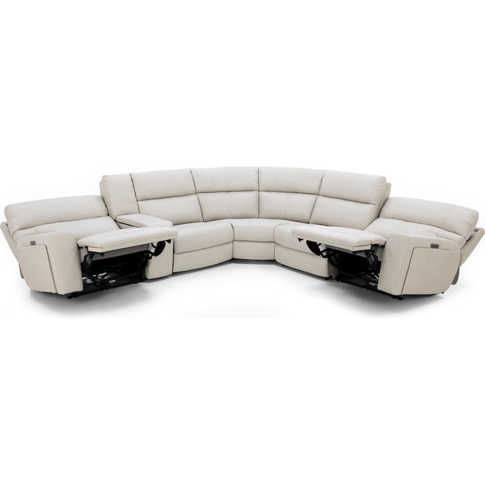 sili beige mtn lth sectional piece pkg  