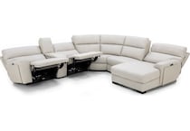 sili beige mtn lth sectional piece zpkg  