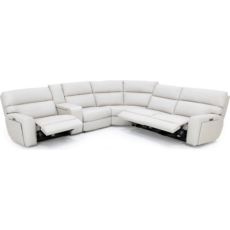 sili beige mtn lth sectional piece pkg  