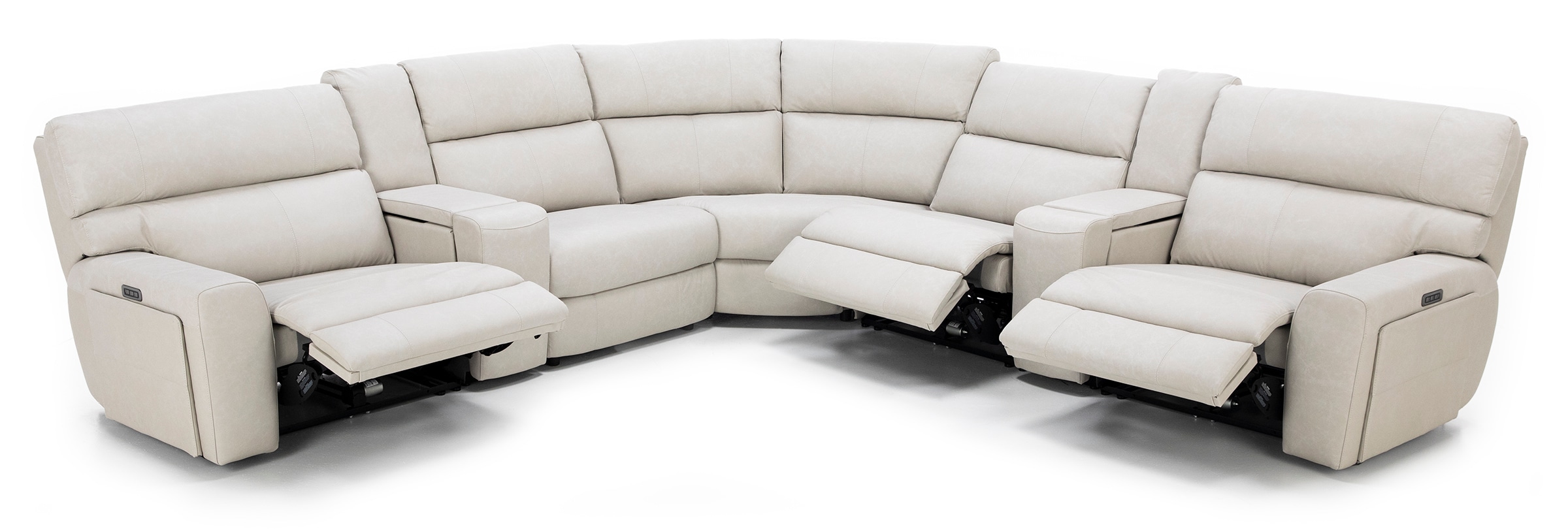 Teller 7-Pc. Leather Fully Loaded Zero Gravity Reclining