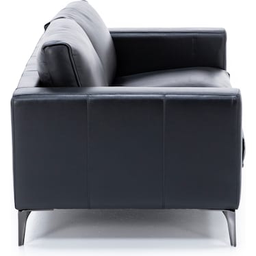 Virgil Leather Loveseat