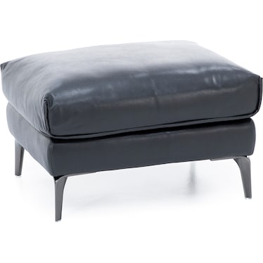 Virgil Leather Ottoman