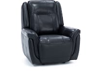 sili black recliner   