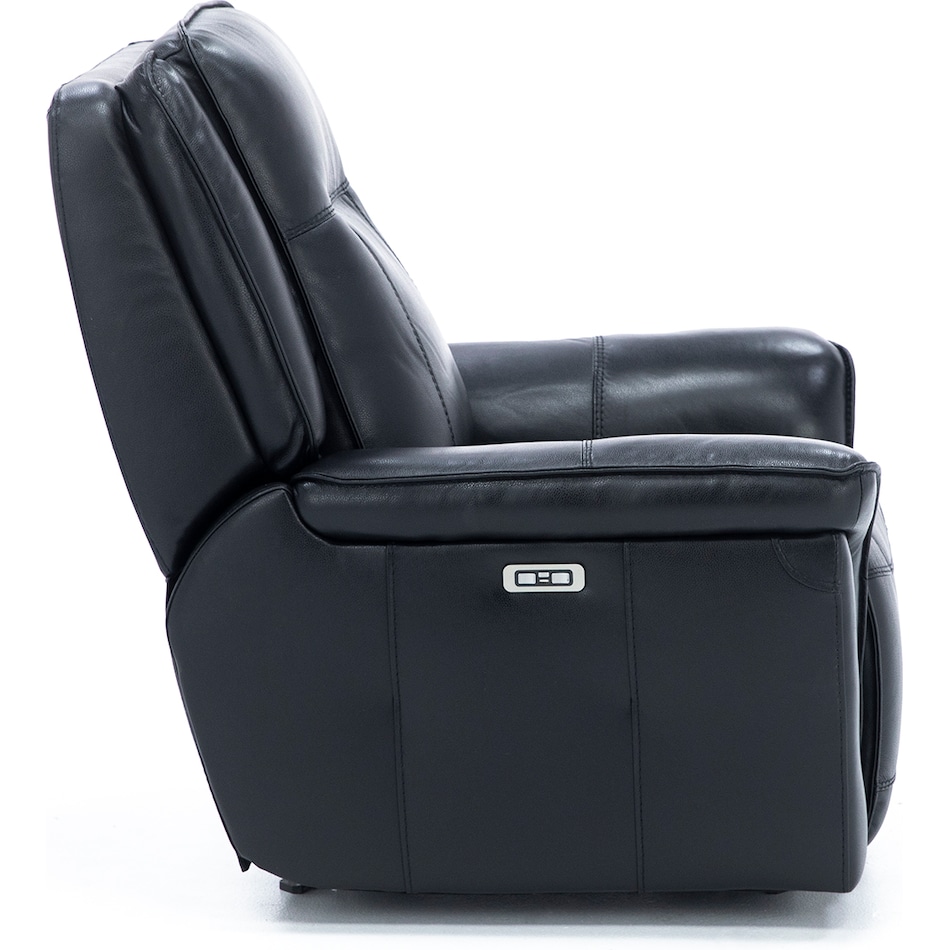 sili black recliner   