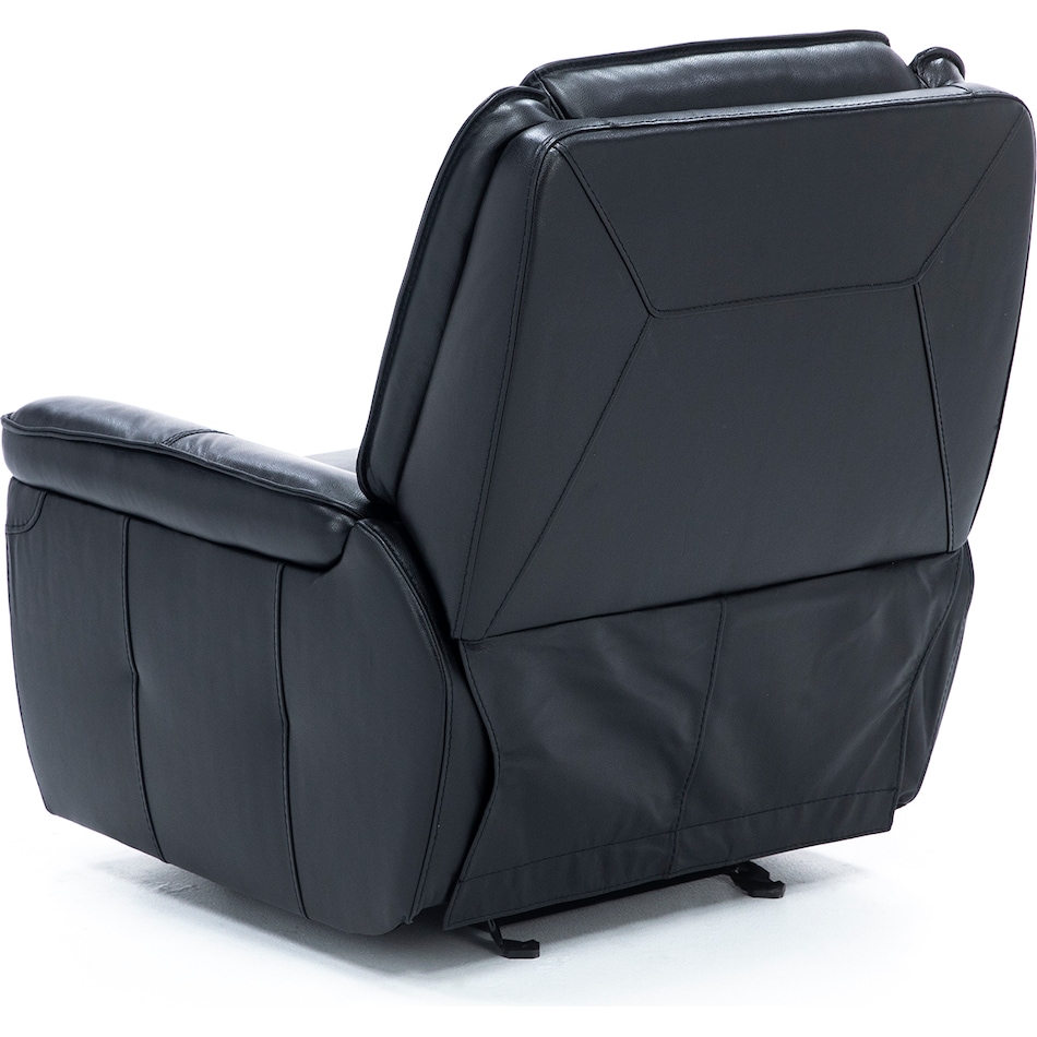 sili black recliner   