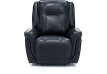 sili black recliner   