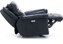 sili black recliner   