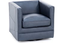 sili blue swivel chair z  