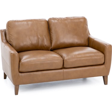 Filly Leather Loveseat