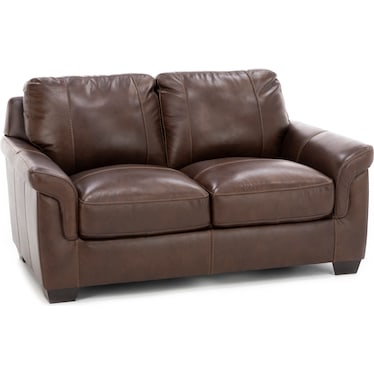 Theodore Leather Loveseat